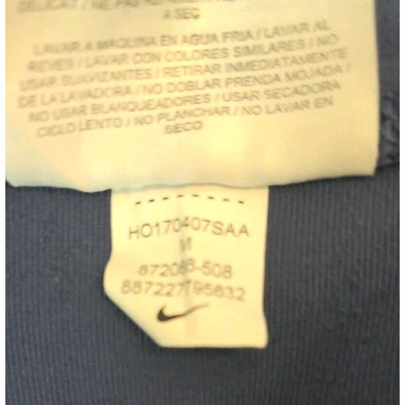 NIKE DRI FIT Running Capri Crop Royal Blue Pants Athletic Running Size Medium - Picture 9 of 10